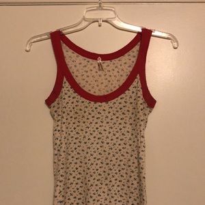 Free People tank top pink size large
